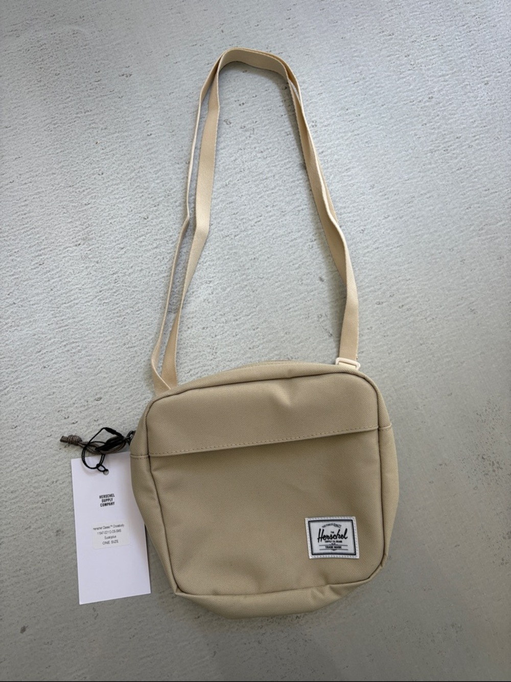 Herschel Supply Company Beige Cream Messenger Crossbody Bag